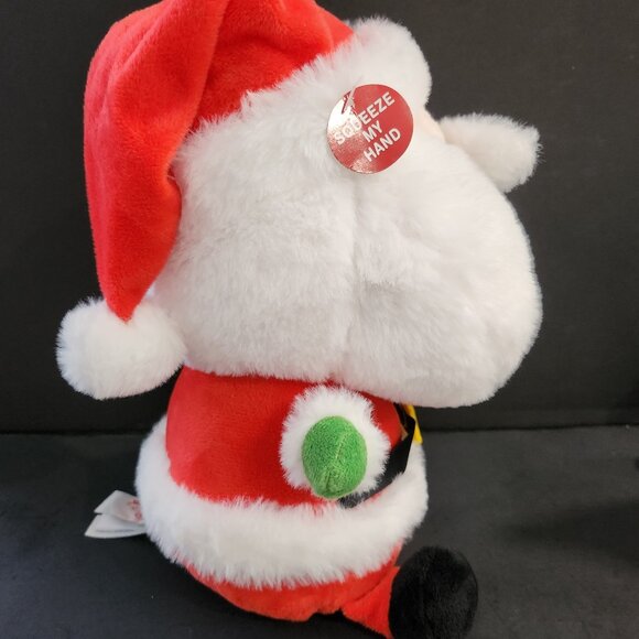 Cuddle Barn, Caroling Cutie's Santa Claus Plush Christmas Decoration Gift - Picture 6 of 10
